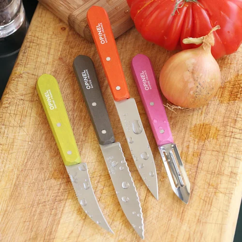 ست چاقو آشپزخانه 4 پارچه اوپینل Essential رنگی