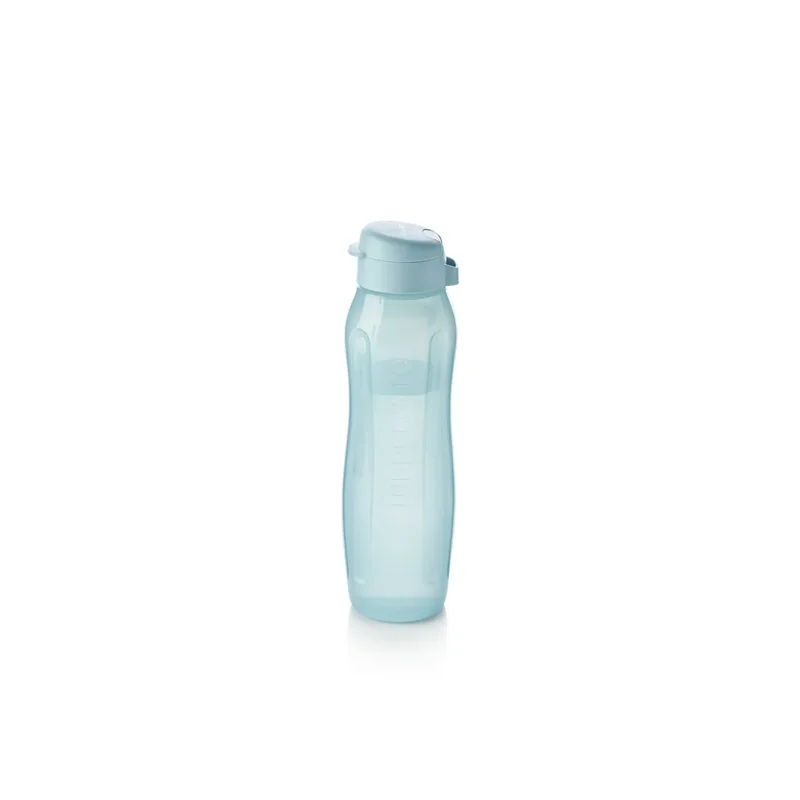عکس بطری نوشیدنی سرد تاپه ور Eco Slim حجم 1 لیتر آبی