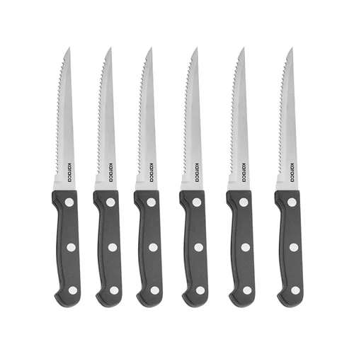 ست چاقو گوشت 6 پارچه کاراجا Stern مشکی