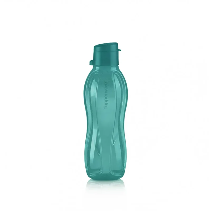 عکس بطری نوشیدنی سرد تاپه ور Eco Slim حجم 0.5 لیتر سبز
