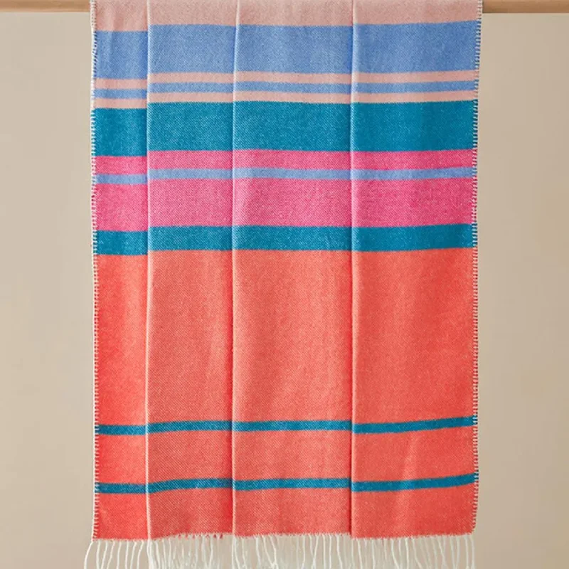 عکس پتو دو نفره پنبه انگلیش هوم ویوا نارنجی