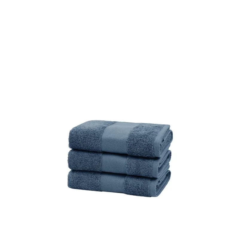 عکس ست حوله دست ۳ عددی یاتاش اسنشیال 50×30 آبی