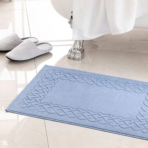 حوله پا انگلیش هوم بیسیک آبی 50×70