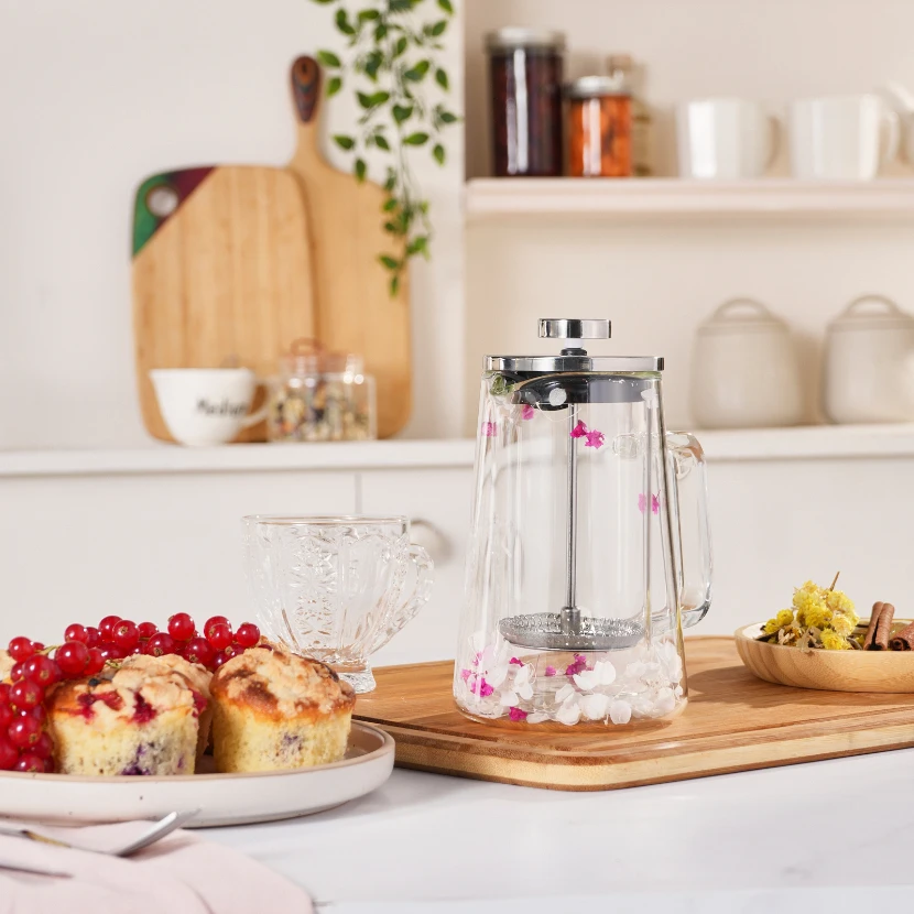 فرنچ پرس شیشه‌ای کاراجا پیا ماتسو 430 میلی