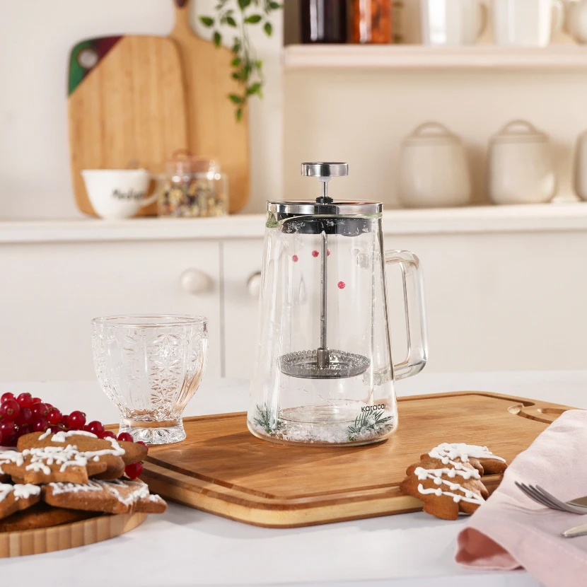 فرنچ پرس شیشه‌ای کاراجا پیا فراستیا 430 میلی