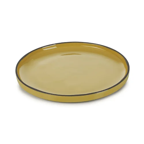 عکس بشقاب شیرینی خوری رول Caractere قطر 21 سانتی خردلی