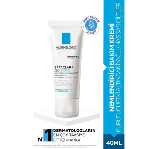 کرم مرطوبکننده و ترمیمکننده لاروش پوزای Effaclar H مناسب پوستهای چرب و حساس