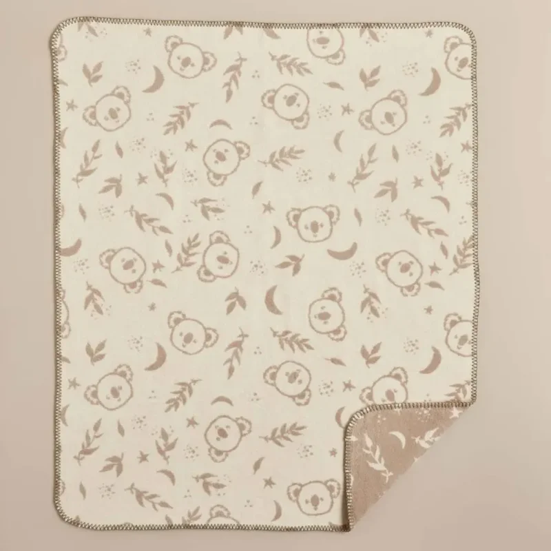 عکس پتو پنبه کودک بلامزون کوالا ویزون 120×100 سانتی