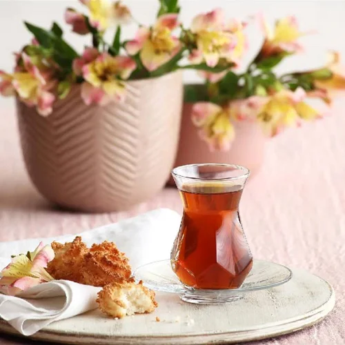 ست استکان چای خوری 12 پارچه لاو آلیا 165 میلی