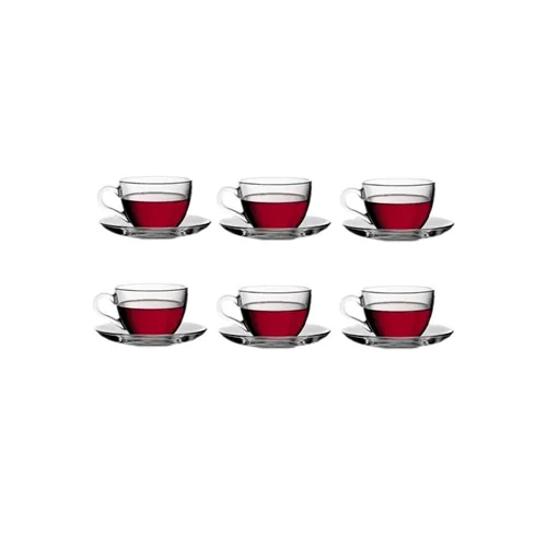 ست فنجان چای خوری 6 نفره پاشاباغچه بیسیک 238 میلی