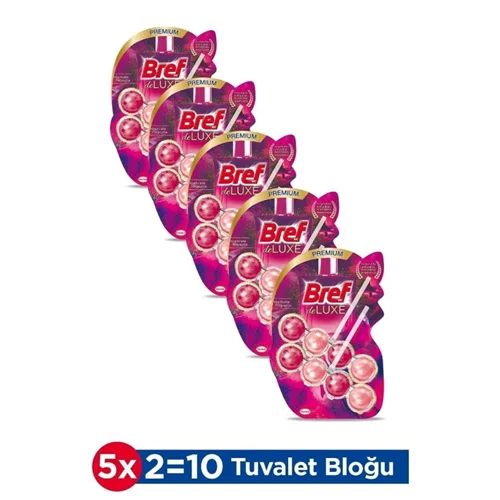 خوشبوکننده و ضدعفونیکننده توپی توالت برف دلوکس رایحه ماگنولیا ۵ بسته ۲ عددی