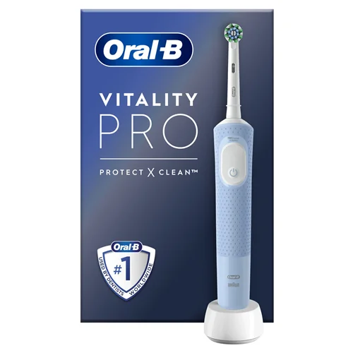 مسواک برقی اورال بی D103 Vitality Pro Cross Action آبی