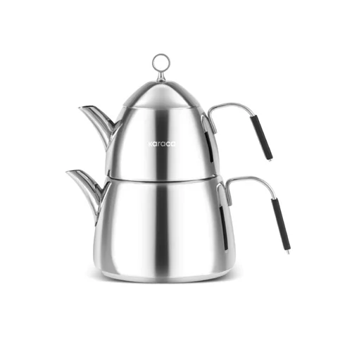 کتری قوری کاراجا بابیل سایز متوسط مشکی