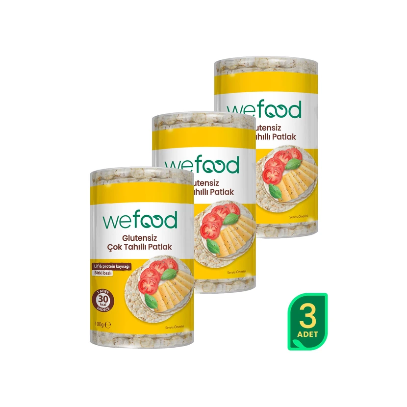 اسنک پفکی چند غله ویفود بسته ۳ عددی ۱۰۰ گرمی