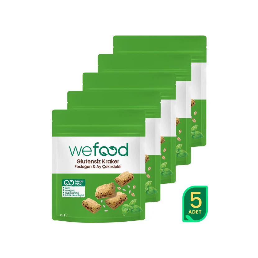 کراکر ریحان ویفود بسته ۵ عددی ۴۰ گرمی