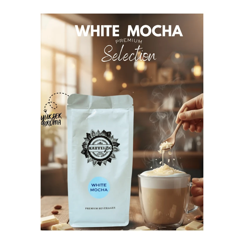 قهوه موکا شکلات سفید Kahvelog