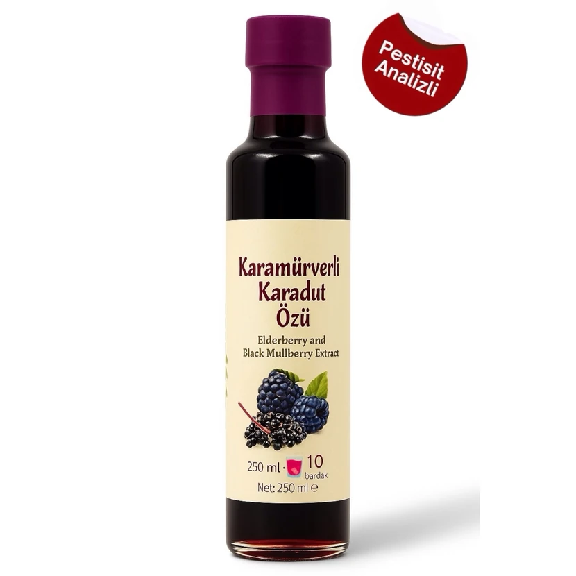 عصاره آقطی و شاه‌توت بی‌گورمه ۲۵۰ میلی‌لیتر