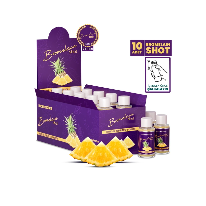 شات مخلوط بروملین موموردیکا 10 عددی