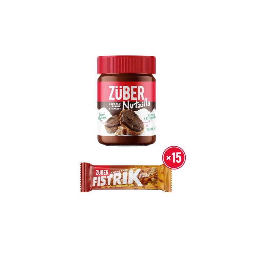 بسته زوبر نوتزیلا و فستریک ۱۵ عددی