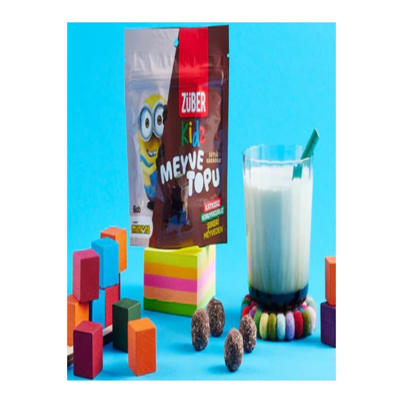 توپ میوه‌ای زوبر کیدز طعم شیر و کاکائو