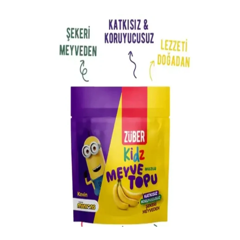 توپ میوه‌ای کودک زوبر طعم موز