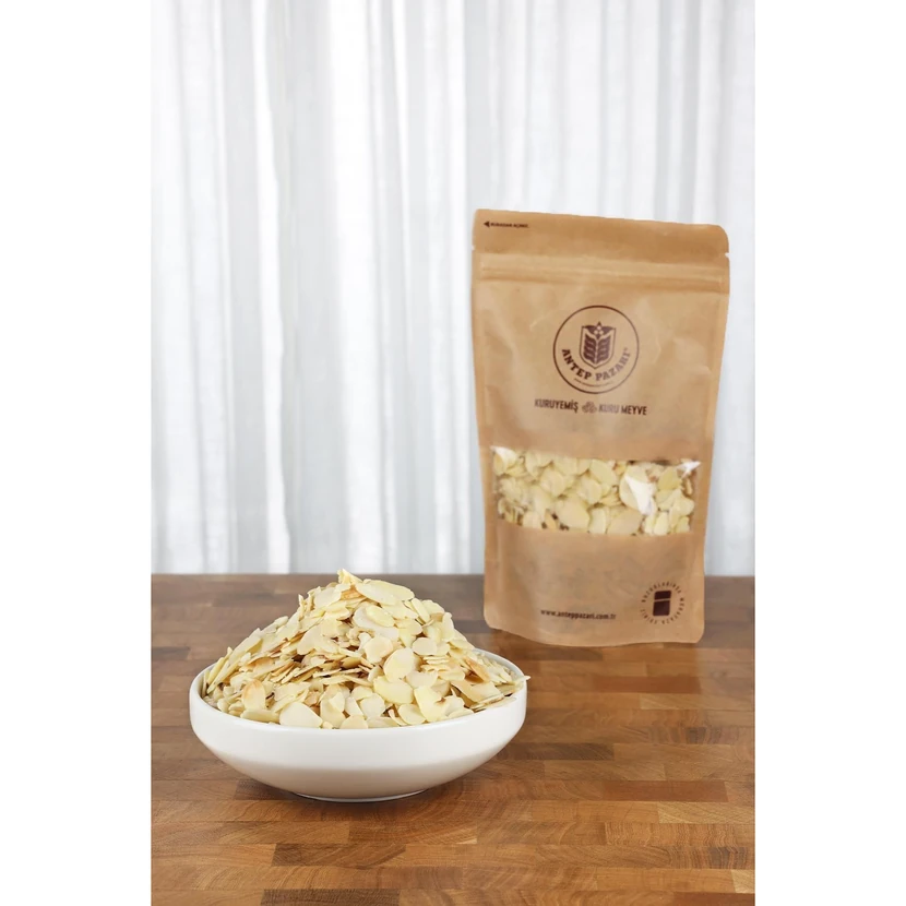 بادام ورقه‌ای ۱۰۰ گرمی آنتپ پازاری