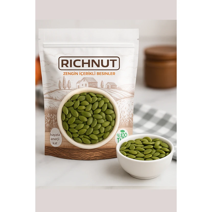 تخمه کدو خام ریچنات 120 گرم