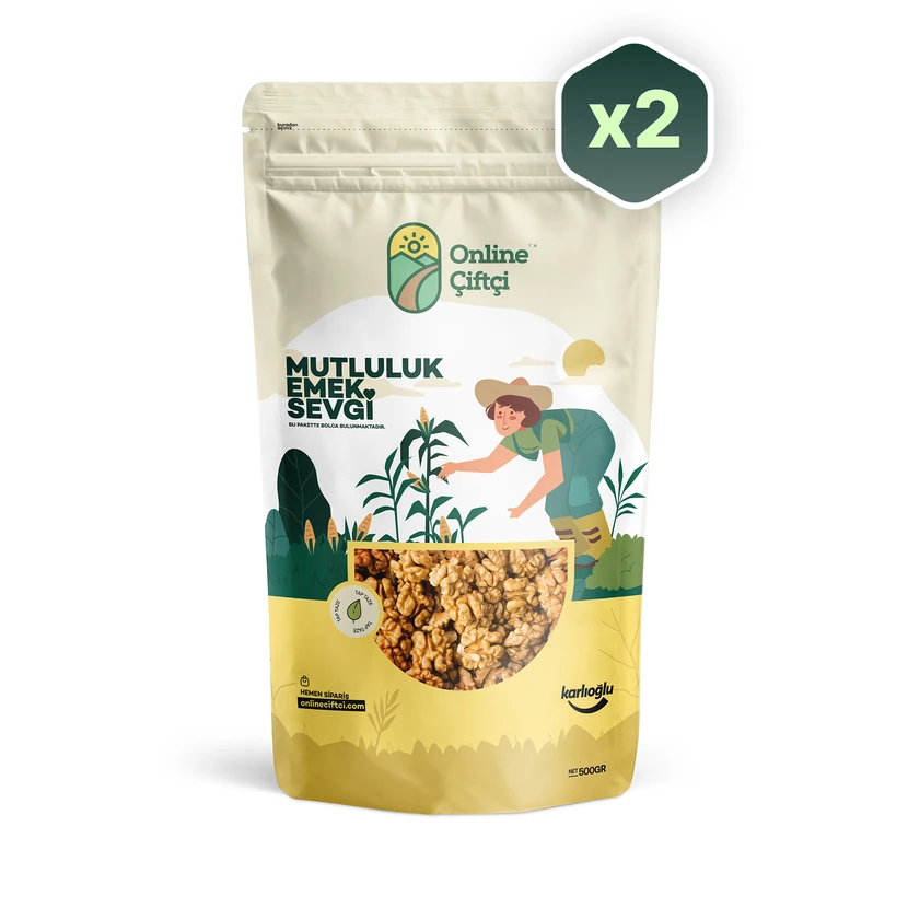 مغز گردوی کارلی اوغلو 2×500 گرم