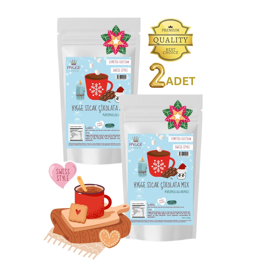 شکلات داغ مارشملو هایگه ست ۲ تکه سبک سوئیسی پریمیوم