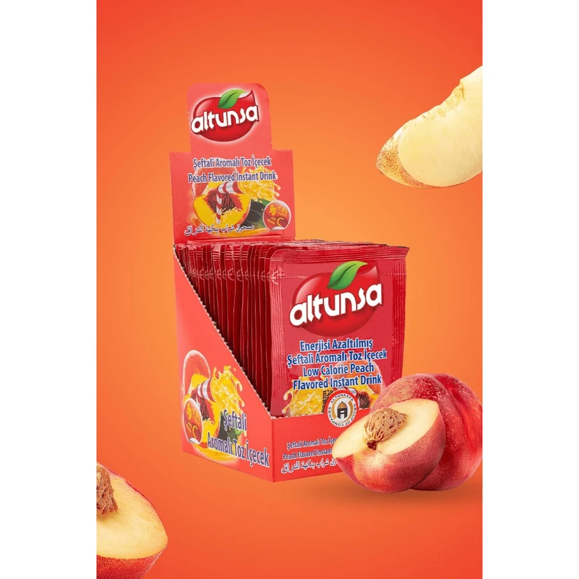 پودر نوشیدنی سرد هلو آلتونسا 9 گرم × 24 عدد