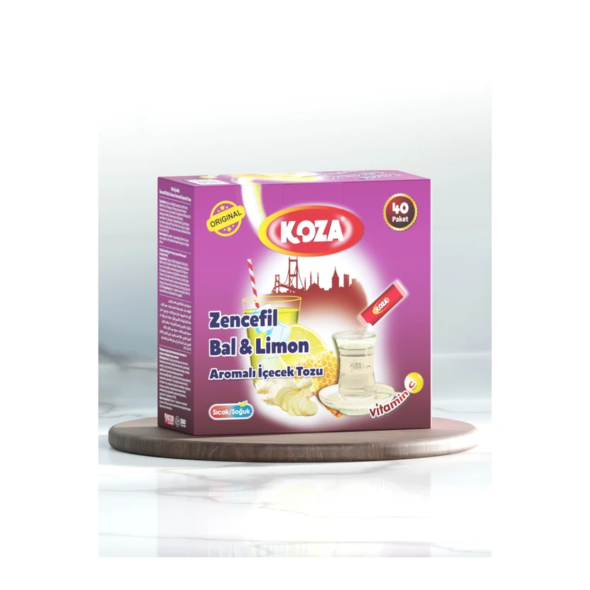 پودر نوشیدنی زنجبیل عسل لیمو آرو 40 ساشه