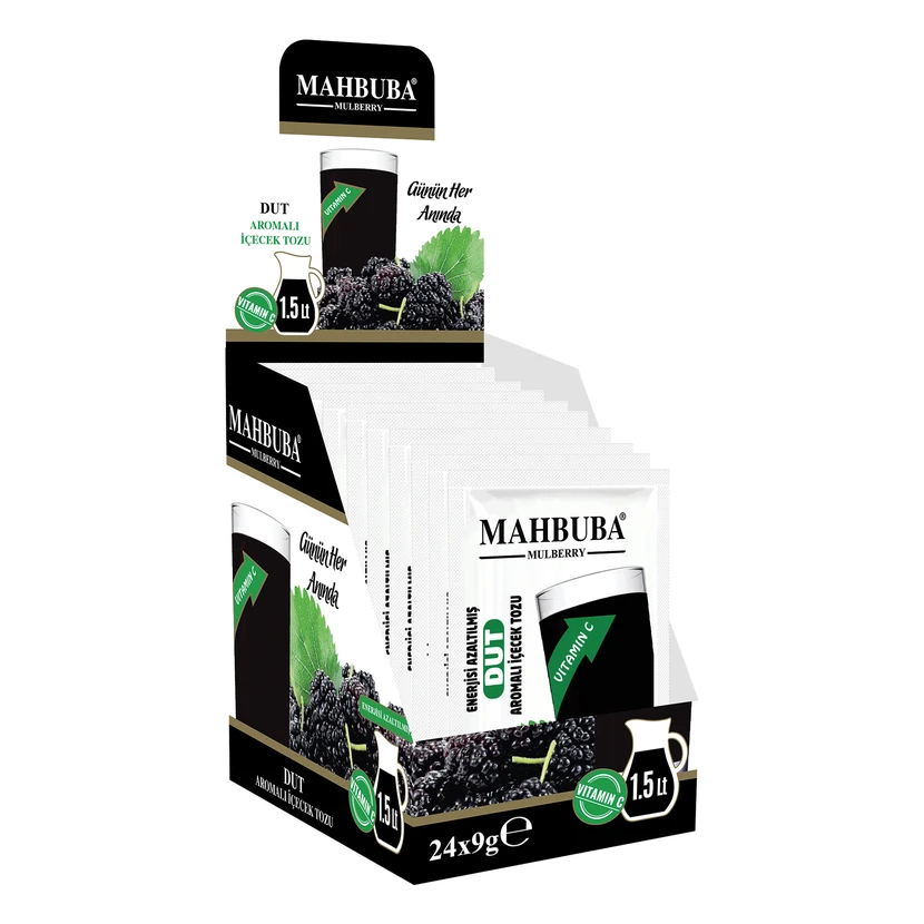 پودر نوشیدنی سرد توت محبوبا 24×9 گرم