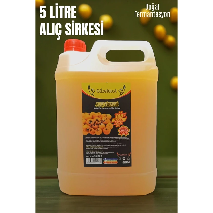سرکه زالزالک طبیعی 5 لیتری بدون افزودنی