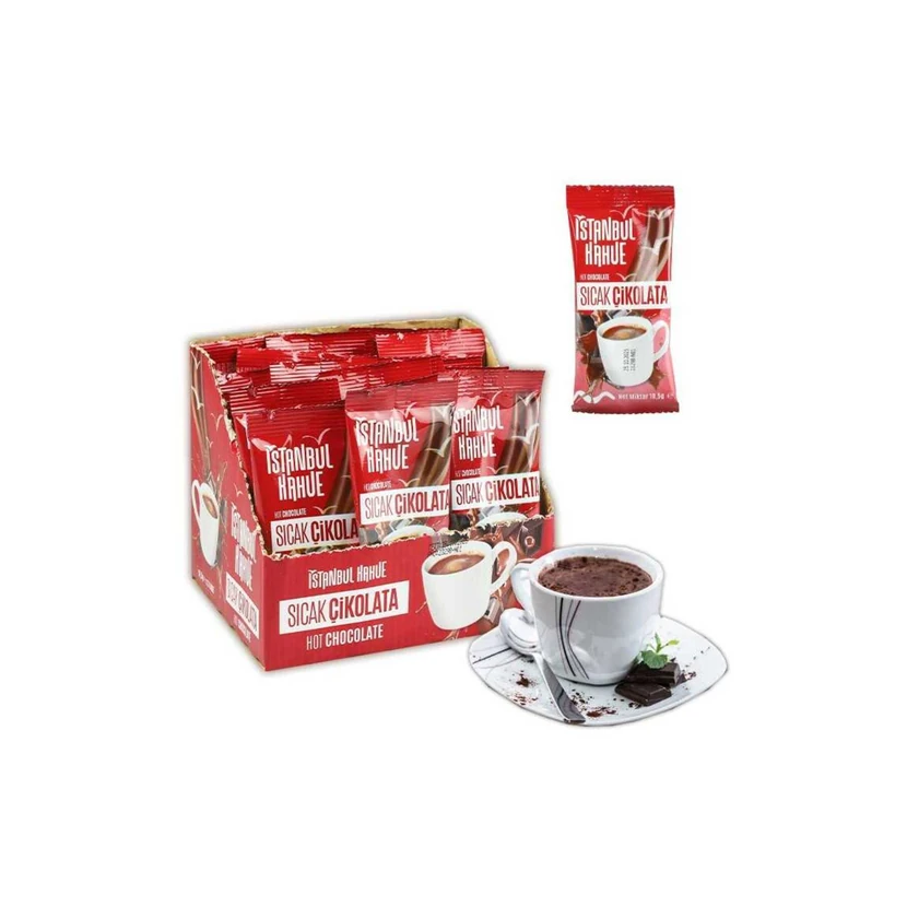 شکلات داغ فوری استانبول کافه 18.5 گرم بسته 24 عددی
