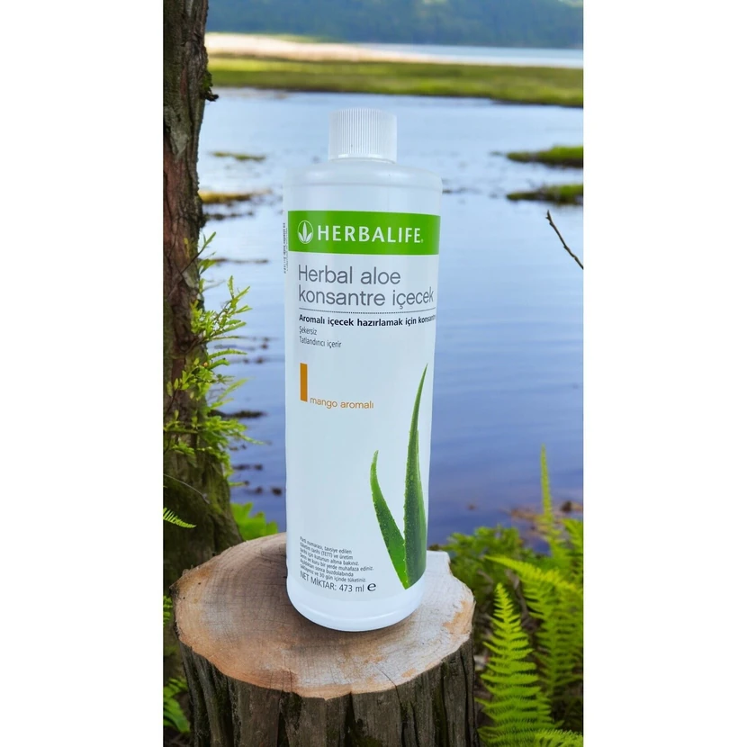 هربالایف کنسانتره آلوئه‌ورا نوشیدنی طعم انبه ۴۷۳ میلی‌لیتر