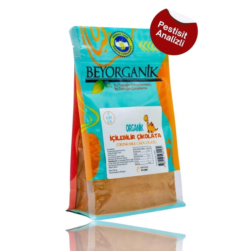 شکلات نوشیدنی ارگانیک بی‌اورگانیک  220 گرم
