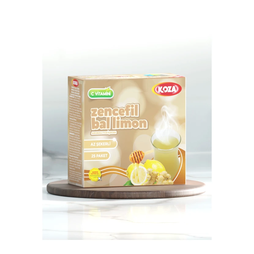 پودر نوشیدنی زنجبیل عسل لیمو آرو 25 عددی کم‌قند