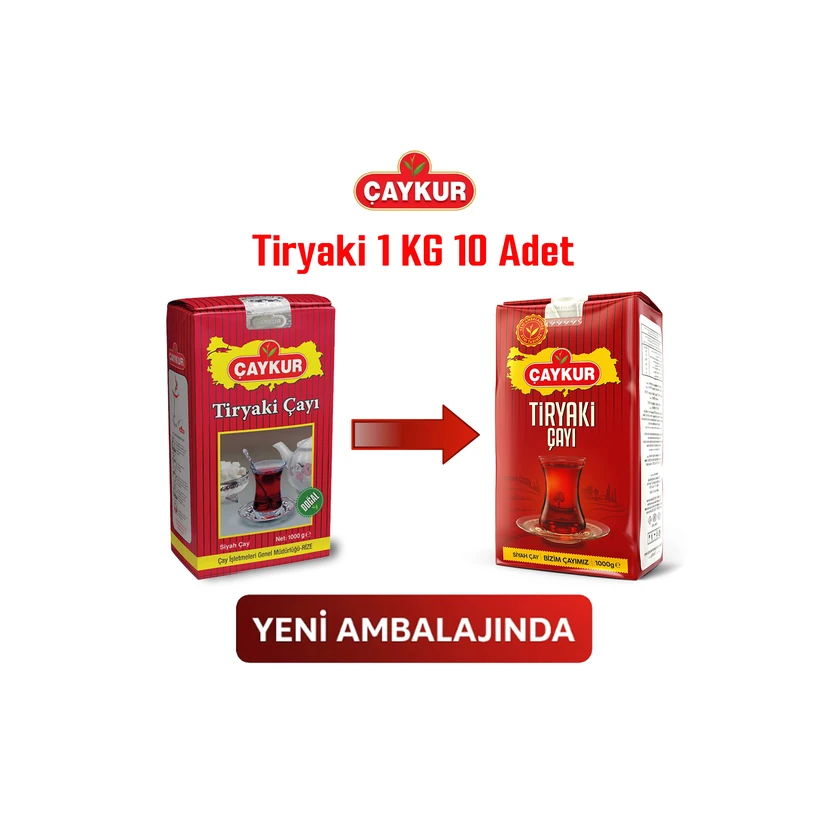 چای سیاه تیریاکی چایکور ده‌تایی یک‌کیلوگرمی
