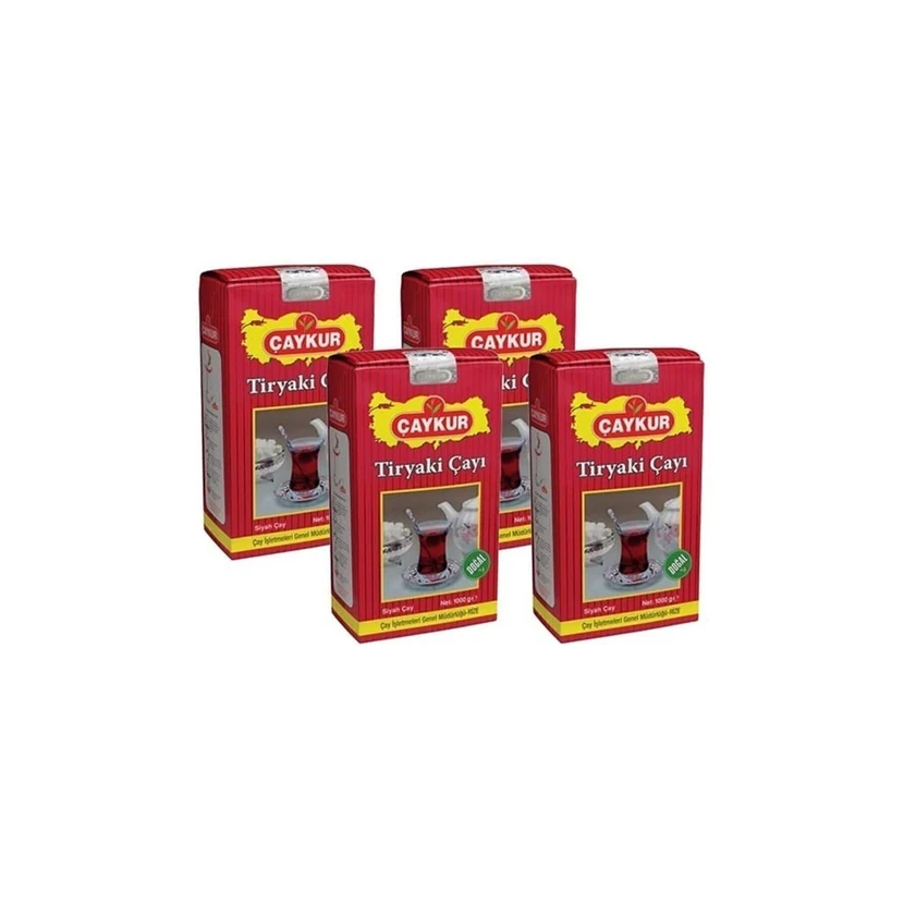 چای سیاه فله چایکور تیریاکی چهار بسته یک‌کیلویی