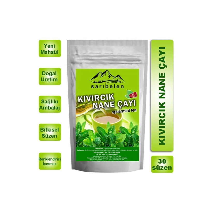 ساریبلن چای نعناع فلفلی 45 گرم 30 عددی