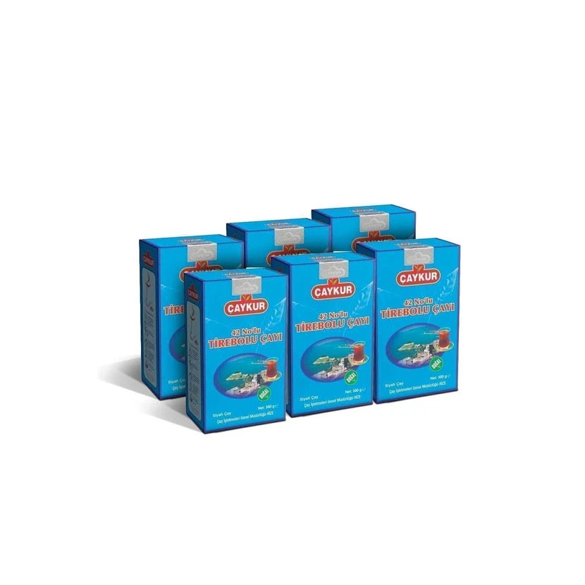 چای سیاه فله ای تیربلو چایکور ۶ بسته ۵۰۰ گرم