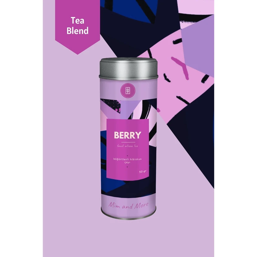 چای هیبیسکوس توت‌سیاه 50 گرم میم اند مور