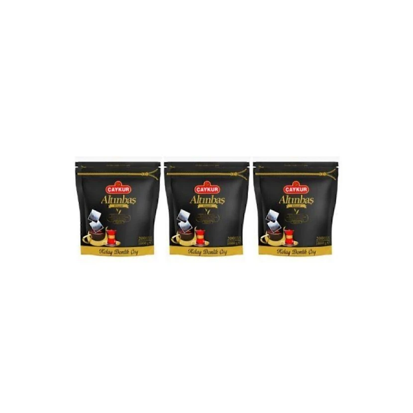چای کیسه‌ای آلتینباش چایکور ۳ بسته ۲۰۰ × ۵ گرمی
