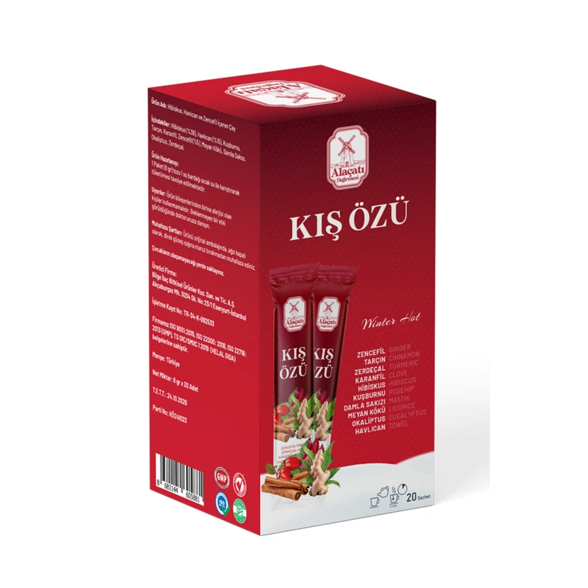 دمنوش زمستانی وینتر هات 20 عددی هیبیسکوس و زنجبیل