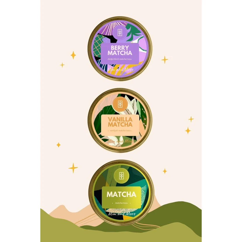 ست دتوکس ماچا میم اند مور (وانیل خالص و بری) ۳×۲۵ گرم