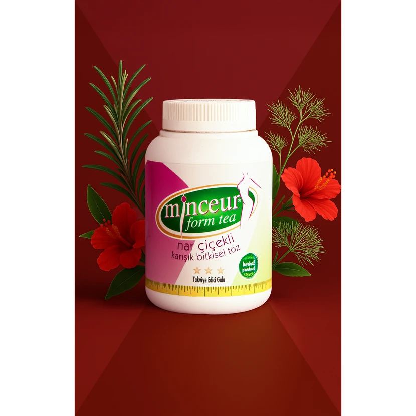 دمنوش گیاهی ترکیبی انار و گل مینسر 250 گرم