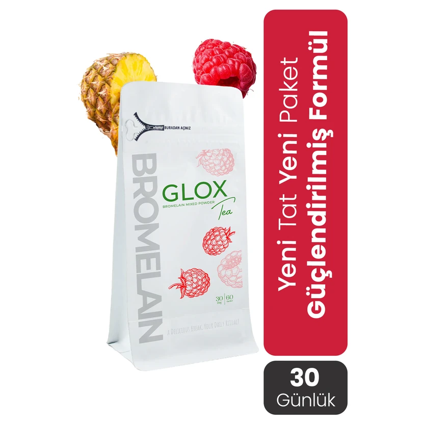 چای گیاهی گلوکس تنظیم‌کننده متابولیسم با بروملایین