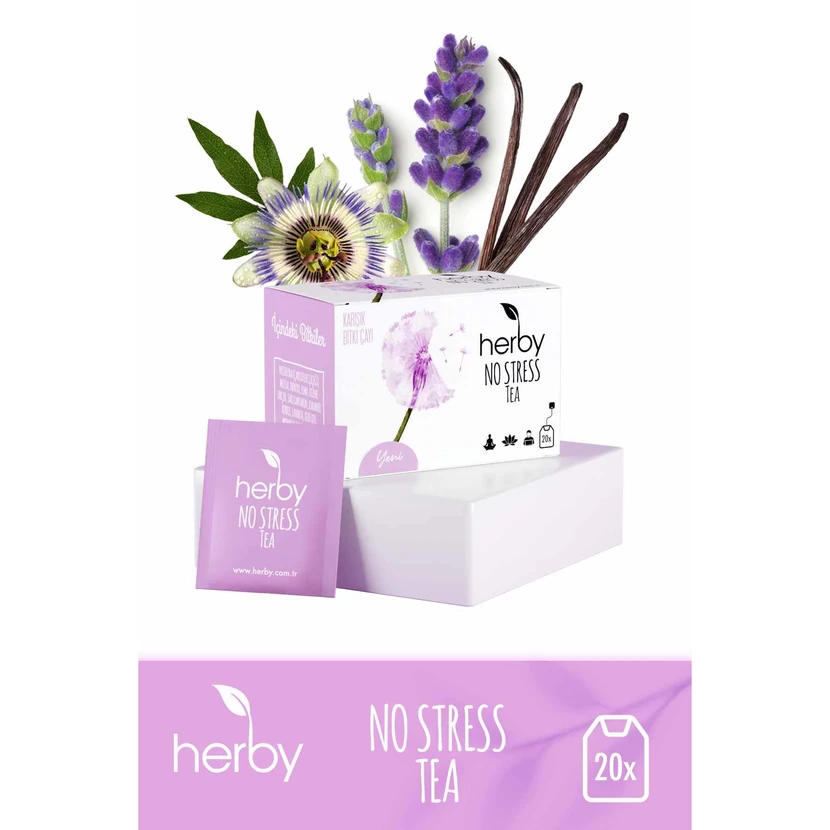 چای گیاهی آرامش بخش با رایحه گل ساعتی ۲۰ عددی