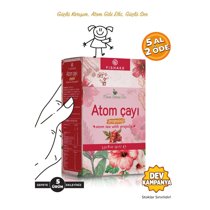 دمنوش گیاهی اتم فیشیک 150 گرم