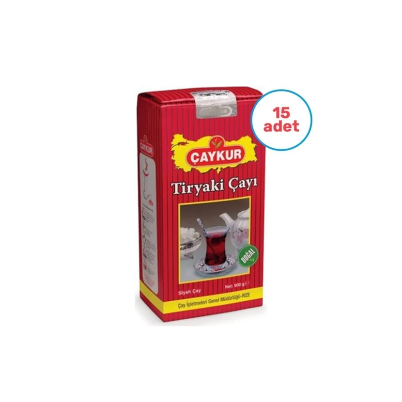 چای سیاه فله‌ای چایکور تیریاکی بسته 15×500 گرم